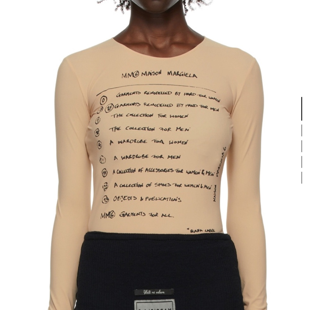 Maison margiela body suit